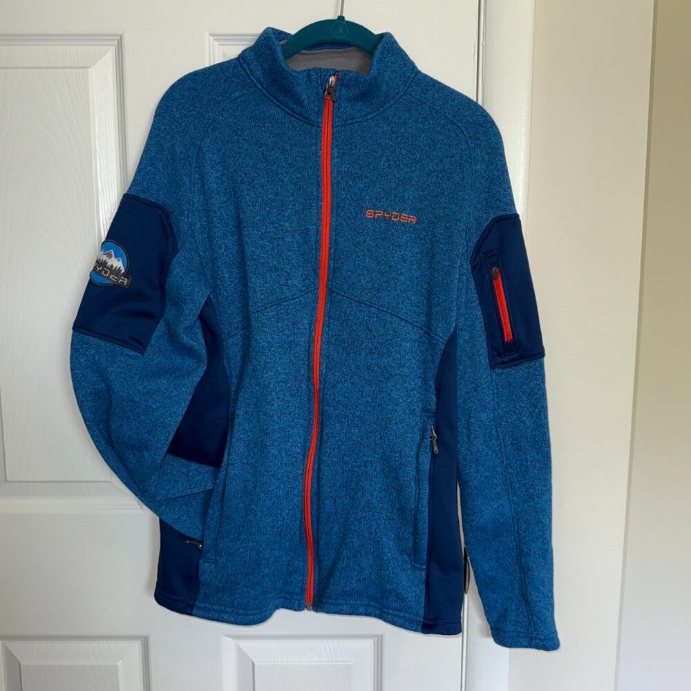 Spyder Men's Empire Full-Zip Jacket Blue Size M - Picture 8 of 12